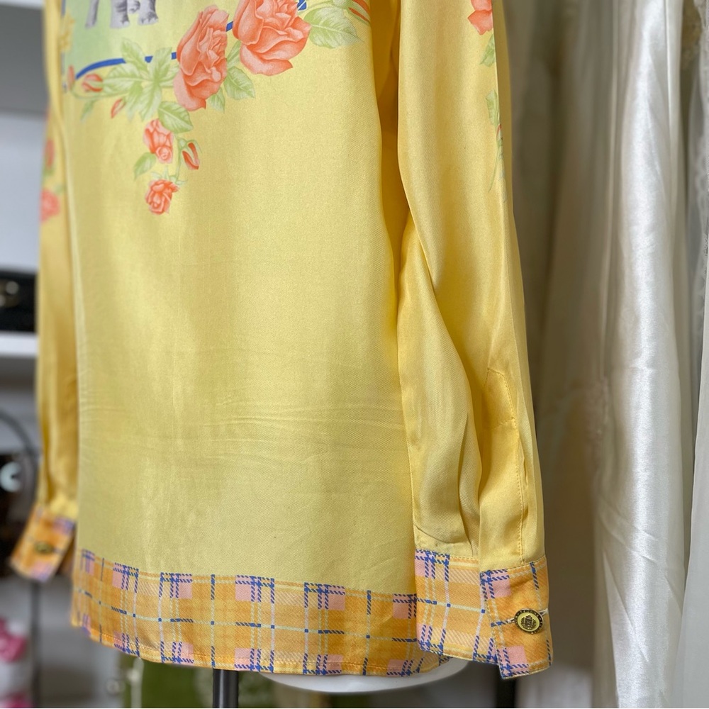 Silk Button Down - image 6